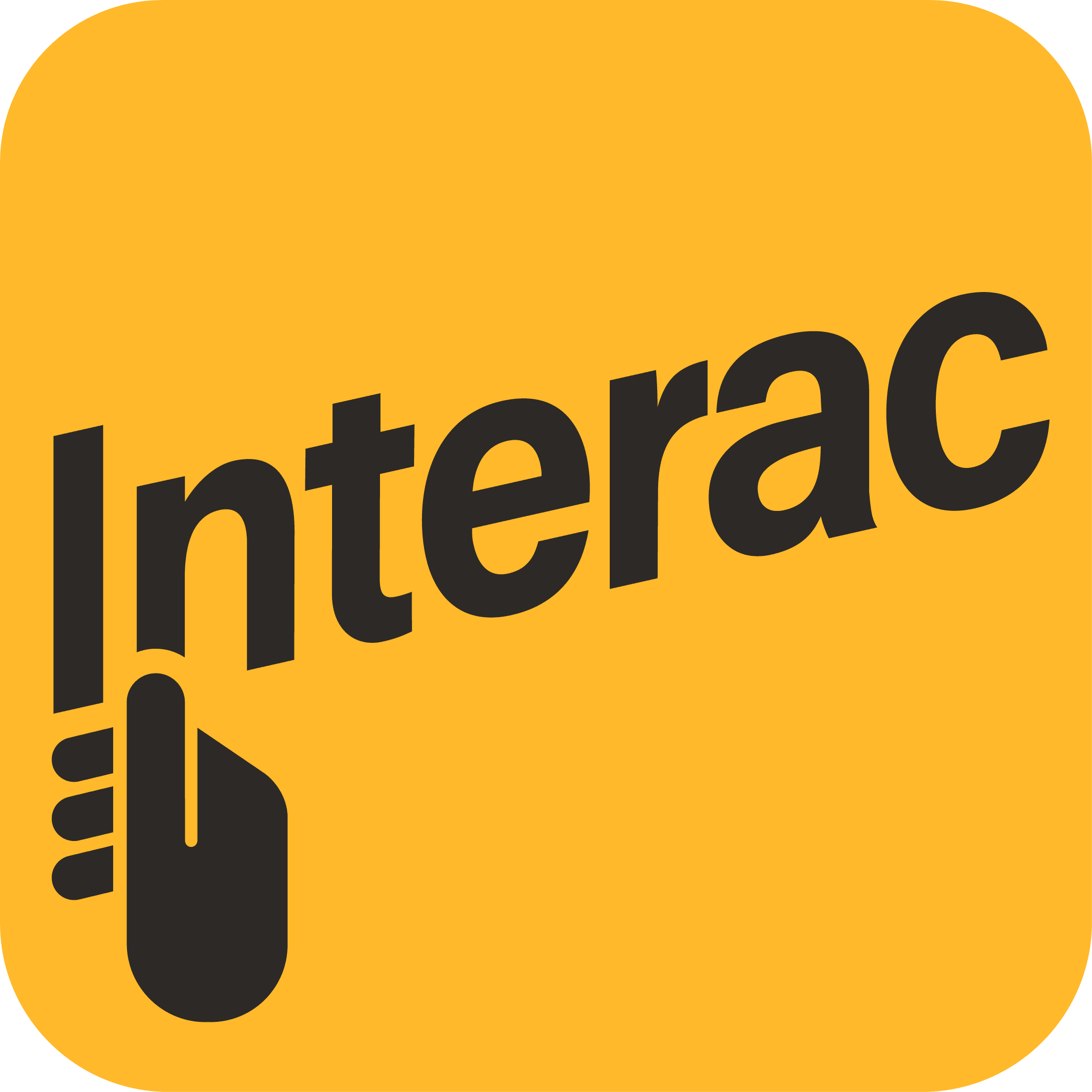 Offizielles Markenlogo von INTERAC